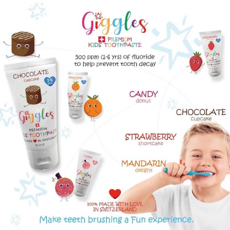 Trillium Sales and Distribution - Giggles Premium Kids Toothpaste